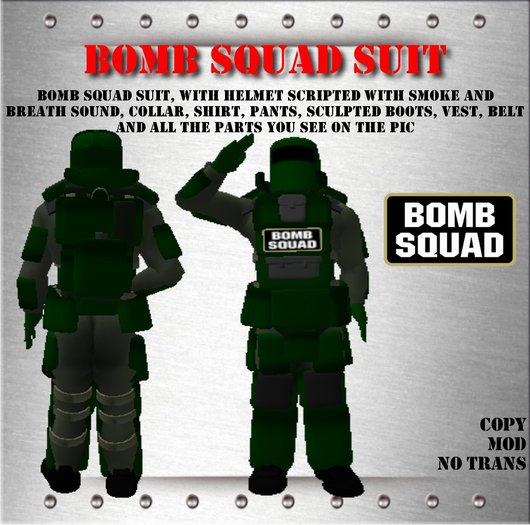 Bomb Squad Uniform 64
